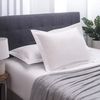Allied Essentials Soft Serenity Sham Pair (White, Standard)
