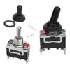 Itisyou Toggle Switch Waterproof Switch 15A 250V / 20A 125V 2 Terminal ON OFF Power Button Switch 2 Pole