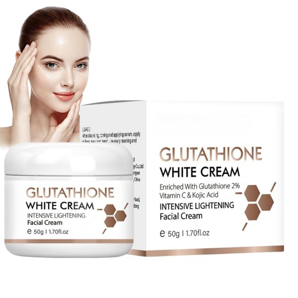 Glutathione Face Cream,Glutathione Whitening Cream,Facial Dark Spots Remover,Face Moisturiser,Anti-Aging Face Cream,Face Cream for Sensitive Skin, Anti Wrinkle,Skin Tone Correcting