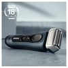 Braun Series 8 83M Electric Shaver Head Replacement - Silver - Compatible with Series 8