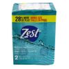 Zest Soap Refreshing Aqua Bath Bars 4.12 Ounce (Pack of 2)