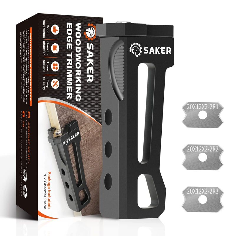 Saker Woodworking Edge Trimmer - Professional Wood Veneer Edge Banding ...