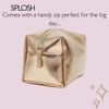 Splosh Wedding Bridesmaid Small Cosmetic Bag - Rose Gold Bridesmaid Thank You Gift, Friend Gifts for Bridesmaid Proposal, Personalised Make Up Bag for Sister and Friend.