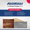 3/8" Overlap Oak Molding 2 1/4" Wide (3 FT)