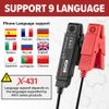 LAUNCH BST360 Car Battery Tester Clip Diagnostic Work For X431 V/V+/PRO3S+/IO