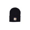 Carhartt CHA18BLK Acrylic Watch Cap - Black Knitted Hat Beanie Hat Cap Men, black, Einheitsgröße