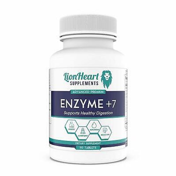 Best DIGESTIVE ENZYMES SUPPLEMENT Purified Enzyme Ox BILE SALTS Gallbladder 90Ct