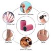 DINGFENG 100 Pcs Sanding Bands，Nail Drill Sanding Bands，Sanding Sleeves，Nail Sanding Band-80#120#180#204# for Manicures and Pedicures Care Nail Tools