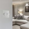 BG Electrical Intelligent Double Wall Dimmer Switch, 2 Way, Screwless Front Plate, Evolve, Pearlescent White, 200W, PCDCL82W