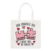 Personalised The Perfect Fit Puzzle Regular Tote Bag