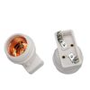 Beamtec SOK-LH26-W Hook Ceiling Adapter Convert Base Square Hook Ceiling to E26 Base, White,