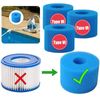 3Pcs   Pool Cleaner Foam Reusable Long Lasting for Type V1