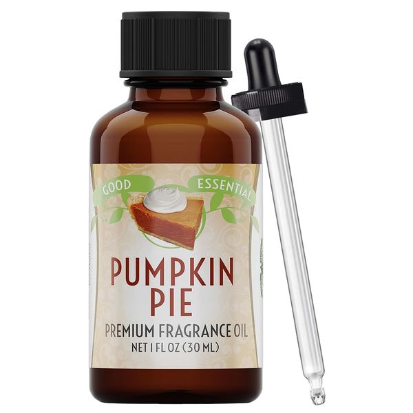 Good Essential – Professional Pumpkin Pie Fragrance Oil 30ml for Diffuser, Candles, Soaps, Lotions, Perfume 1 fl oz