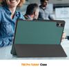 GIOPUEY Case Compatible with Teclast T50 Pro, Flip Case [Bracket Function] 360° Protection - Green