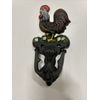 Cast Iron Painted Rooster Door Knock (184S-0084)