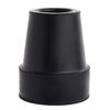 6 Pieces 3/4" Black Rubber Replacement Tip Cap for Hiking Stick, Cane, Walker