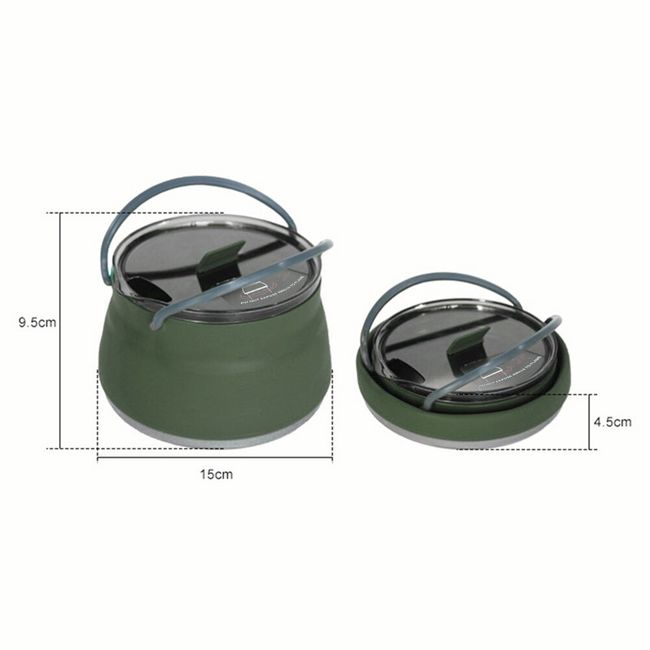 Dropship Foldable Electric Kettle, Camping Kettle, Mini Travel