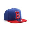 True Heads Letter B Name Initial Blue Sports Team Snapback Baseball Cap