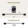 MEGA HANDLES - Transom Door Chain - Black Matte