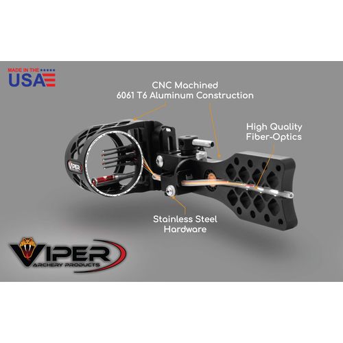 Viper Archery Products Bow Sight Daimondback 5 Pin VDBMT10