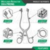 Weitlaner Retractor 5.5" 3x4 Prong Sharp Surgical Veterinary Instrument German G