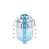 US Bathroom Shower Head Filter Silver Faucet Water Purifier Simple Installation