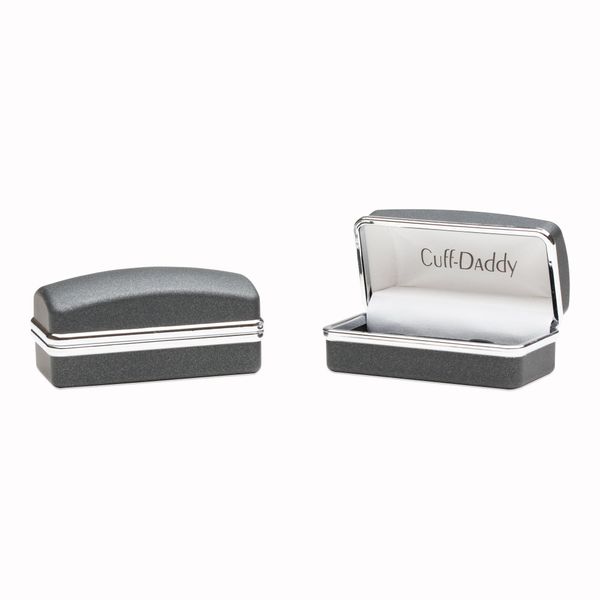 Unique Tennis Racquet Silver Cufflinks with Presentation Box