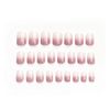 Lovely Short Nail Tips, Plain, Cute, Elegant Nails, Pack of 24, Gradient Nail
