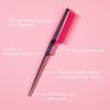 Tangle Teezer The Ultimate Volumizer Hair Brush for All Hair Types - Adds Volume & Texture - Gentle Comb for Upstyling Hair, Minimises Damage - Black & Purple