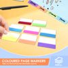 320 Pcs Page Markers - Writable & Repositionable Coloured Tabs for Annotating Books - 2 Inch Post-it Notes Book Tabs