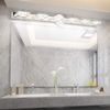 Aipsun 41 Inches Crystal Vanity Lights Over Mirror Long Bathroom Modern 6 Lights LED Wall Light Fixture