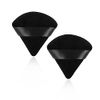 osb 2pcs powder puff washable makeup sponge triangle powder puff soft powder sponges Body Cosmetic Foundation Puff- Wet Dry Makeup Tool beauty blenders, Reusable Triangle Sponges (Black)