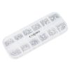 Cupio Nail Art Crystals Set Splendor Silver