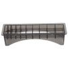 Clipper Guard Holder, Rectangular Plastic Guide Comb Storage Case Box Black Clipper Guard Organizer for Barber Comb Organizer Clipper Combs Holder Compatible with Most Size