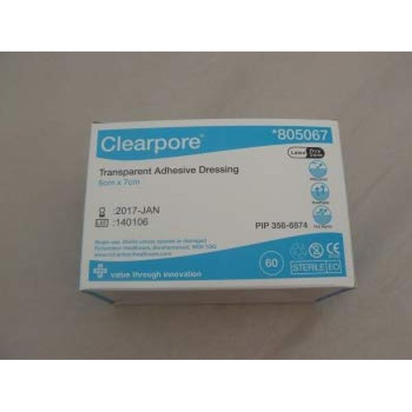 CLEARPORE ADH DRSG (Adhesive Dressing) - 6X7CM