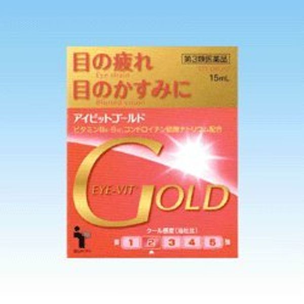 【第3類医薬品】アイビットゴールド 15mL ×6