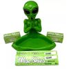 Green Praying Alien Resin Ashtray Bunde Kit Organic Rolling Papers Booklets Rolling Accessory