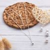 Philip Jones Silver Plated Teardrop Necklace