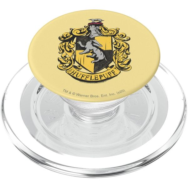 Harry Potter Drawn Hufflepuff Crest PopSockets MagSafe PopGrip for iPhone