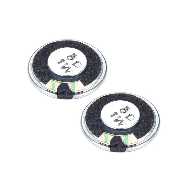 uxcell 1W 8 Ohm DIY Speaker 26mm Round Shape Replacement Loudspeaker 2pcs