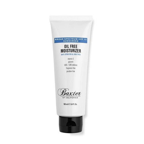 Baxter of California Oil Free Face Moisturizer for Men | Lightweight | Fragrance Free | All Skin Types | 4 Fl Oz