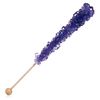 Purple Rock Candy Crystal Sticks - Grape Flavored - 36 Indiv. Wrapped