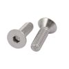 Sourcingmap 1/4-20 x 7/8" 304 Stainless Steel Flat Head Hex Socket Cap Screw 10pcs