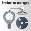 JEYPSHQP Outboard Engine Lifting Ring Tool with Adapter and Ring - Compatible with Evinrude/Johnson/BRP ETEC Engines