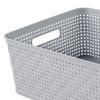 Sterilite 14'' x 11.5'' x 5'' Woven Rectangular Short Basket Organizer (24 Pack)