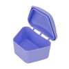 Retainer Case,ANGGREK Trapezoid Retainer Case Travel Portable Denture Mouth Guard Storage Box for Home Office(Purple)