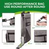 Golf Cooler Bag plus 2 Ice Packs - Keeps Drinks Cold for Hours - Holds 6 Beer Ca