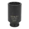 Sealey Sx0041 Impact Socket 33Mm Bi-Hex Deep 1/2Sq Drive