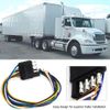 Trailor4 Way Flat - 5 Pin Flat Plug 5 Way Flat Trailer Wire Harness Extension Connector Plug 25inch