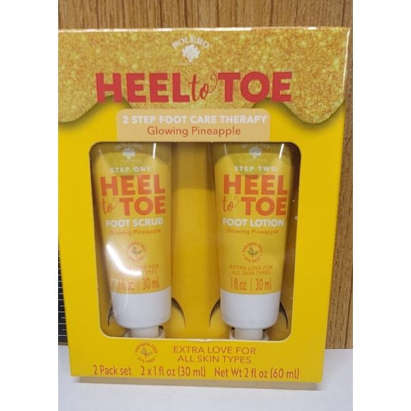 Bolero heel and toe glowing pineapple foot therapy